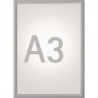 Affiche dépliante format DIN A3 aluminium anodisé MAUL