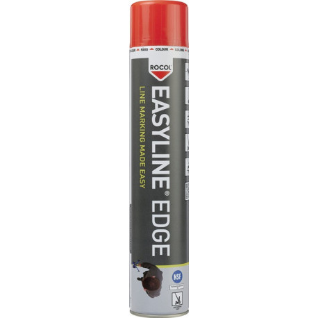 Peinture de traçage Easyline® Edge 750ml rouge aérosol ROCOL