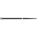 Serre cable Nylon noir 550x9mm a100 unités SapiSelco