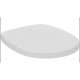 Abattant WC CONNECT avec couvercle, charnières en acier inoxydable à fermeture amortie blanc IDEAL STANDARD