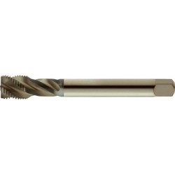 Taraud mécanique pour trous borgnes, sans revêtement, Filetage : M10 x 1,0, Long. totale 90 mm, Ø queue 7,0 mm