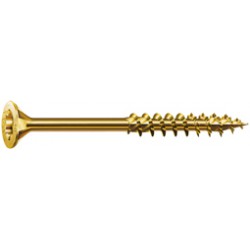 Vis a tete fraisée SPAX SeKo T-STAR plus 6,0x260/65 zn-ge 4CUT-F (Par 100)