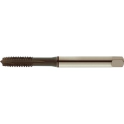 Taraud mécanique pour trous débouchants, revêtement TiAIN, DIN 371 B, Filetage M3, Pas 0,5 mm, Long. totale : 56 mm, queue Ø 3,5 mm