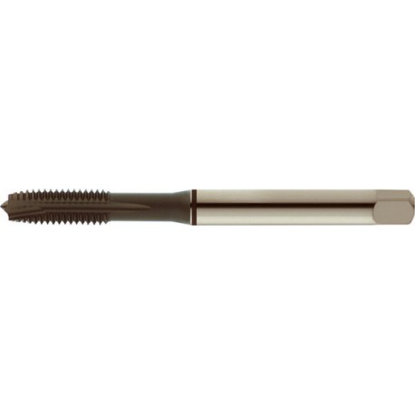Taraud mécanique pour trous débouchants, revêtement TiAIN, DIN 371 B, Filetage M8, Pas 1,25 mm, Long. totale : 90 mm, queue Ø 8,0 mm