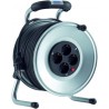 Enrouleur métal 50m H05VV3Gx1,5 IP20 Hedi