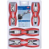 Jeu de pinces pour circlips 8 pièces Knipex