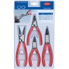 Jeu de pinces pour circlips 5 pièces Knipex