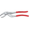 Pince pour siphons 250mm, tubes en plastique et connecteurs, chromée, KNIPEX 81 03 250