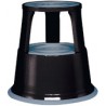 Tabouret marchepied mobile Metal noir