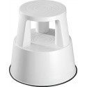 Tabouret marchepied mobile plastique blanc