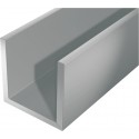 Alu-U-Profil 1000/15x10mm argent