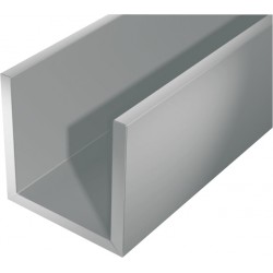 Alu-U-Profil 1000/22x10mm argent