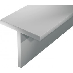 Alu-T-Profil 2000/20x20mm argent