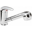 Sanitop-Wingenroth 77105 4 Soul Robinet mitigeur a poignée unique pour évier de cuisine avec douchette Chromé
