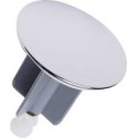 Sanitop-Wingenroth Bouchon – Chromé – Bonde de lavabo en métal – Bouchon d'évier – 64 mm