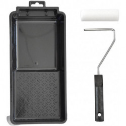 Set de rouleaux à peindre 11 cm manche 1K avec cuve