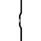 Disque de coupe coudé pour Acier 125x2.5mm
