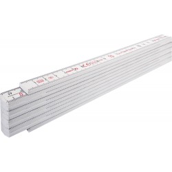Mètre pliant 2m 1007 blanc Stabila