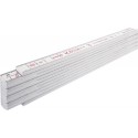 Mètre pliant 2m 1007 blanc Stabila