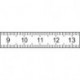 Mètre ruban de poche chromé 5mx19mm blanc
