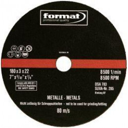 Disque de coupe droit pour Acier 230x1.9mm