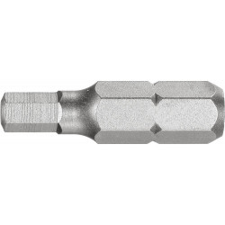 Embout 1/4 DIN3126 C6.3 Hex 8 x 25mm FORUM extra-rigide