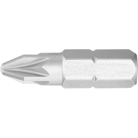 Embout 1/4 DIN3126 C6.3 PZ2x 25mm FORUM extra-rigide