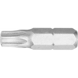 Embout 1/4 DIN3126 C6.3 T10x 25mm FORUM extra-rigide