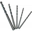 Haromac 08801505 Jeu de 5 forets grès cérame 4, 4, 5, 6, 8 mm Pointe en métal dur