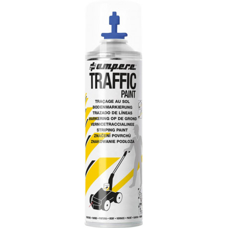 Aérosol de marquage au sol Traffic Paint 500ml bleu (Par 12)