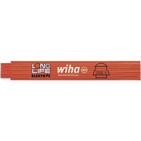Mètre pliant Longlife électrique 2m