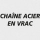 Chaine polyéthylène rouge-blanc 8.0 - 25m