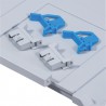 Charnière pour Boite EuroBox ,bleu (VE 4 unités)