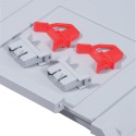 Charnière pour Boite EuroBox ,rouge (VE 4 unités)