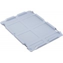 Couvercle, gris pour Boite EuroBox 600