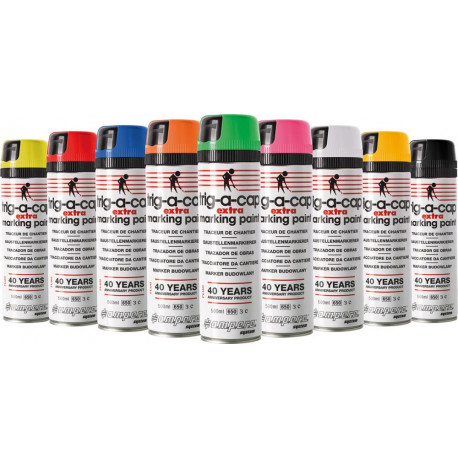 Aérosol de marquage de construction t-a-c extra 500ml Jaune fl
