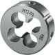 Filière, métrique, en acier à coupe rapide, Filetage : M7, Pas 1,00 mm, Ø extérieur x hauteur 25 x 9 mm