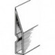 Règle alu Trapèze 97 x 18 mm - 1.8 m TOP qualité FORTIS