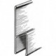 Règle H alu 114 x 25 mm - 2 m TOP qualité FORTIS