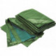 Rainexo - Bâche de protection. 150g/qm. 4x6m. gr/bl