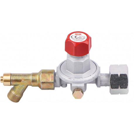 Raccord combiné régulateur propane sans manomètre 0,5-4 bar GCE