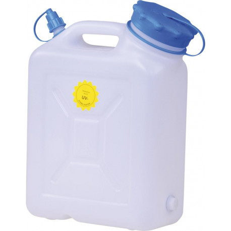 Bidon col large 10 l L302xP140xH399 mm naturel Orifice de remplissage D88/105 mm