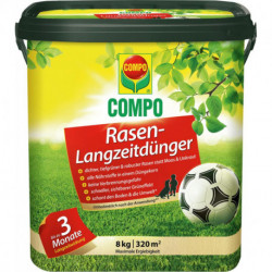 Engrais gazon longue durée seau de 8 kg