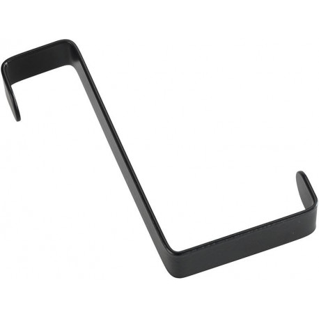 Patère de porte noir Lot de 4