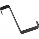 Patère de porte noir Lot de 4