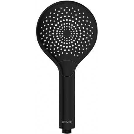 Douchette 12 cm noir economiseur d'eau