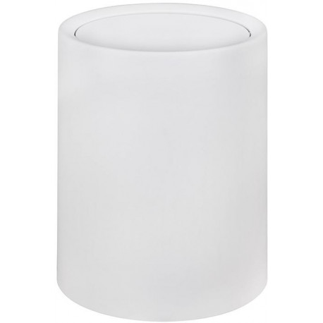 Poubelle à couvercle basculant Atri 6 litres.. Blanc