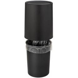 Poubelle à couvercle basculant Atri 6 litres.. Noir