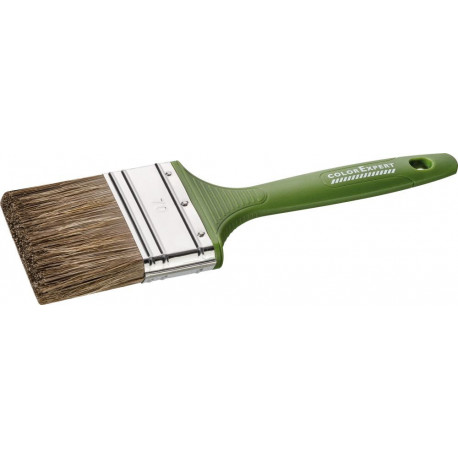 Pinceau plat mélange de poils naturels 70mm 6. Force plastique