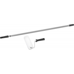 Jeu de rouleaux à peinture 18cm+grille. Rallonge 1.20m